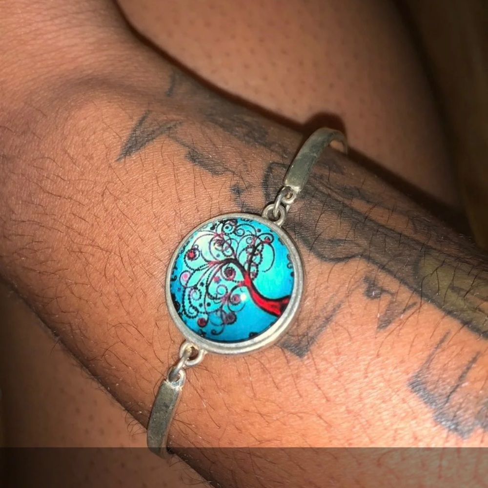 Tree Design Necklace and Bracelet
